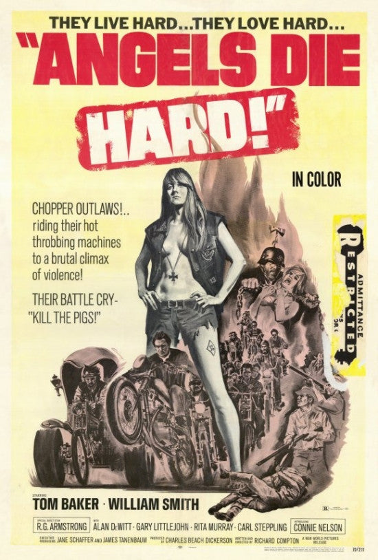 Angels Die Hard Movie Poster Print (27x40) - Perfect for Home Décor
