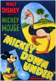 Mickey Down Under Movie Poster Print featuring Mickey Mouse in Australia
