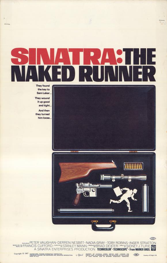 The Naked Runner Movie Poster Print showcasing classic cinema art.