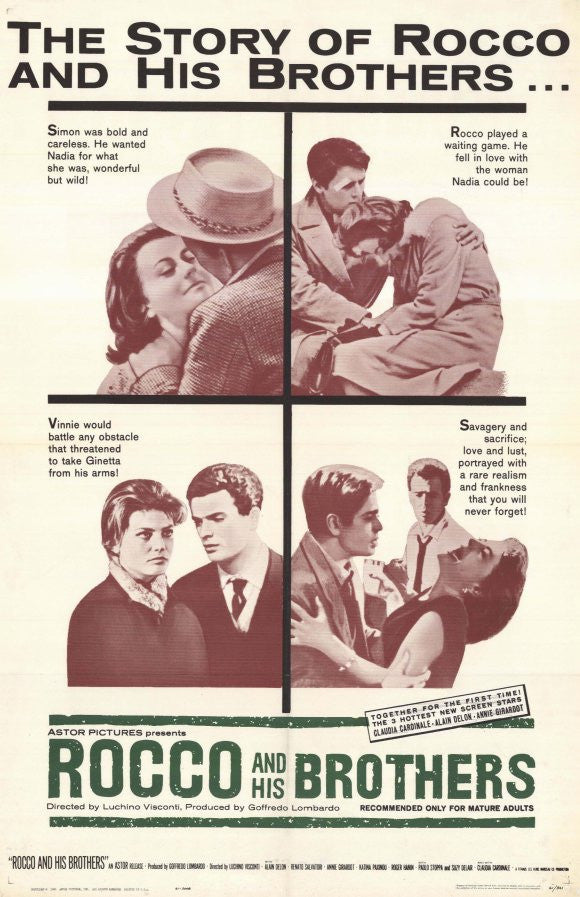 Rocco and His Brothers Movie Poster Print (11x17)