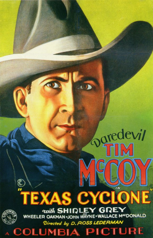 Texas Cyclone Movie Poster Print showcasing vibrant cinema artwork.