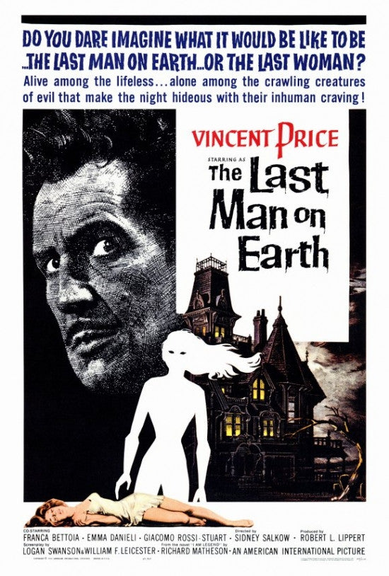 The Last Man on Earth Movie Poster Print 27x40
