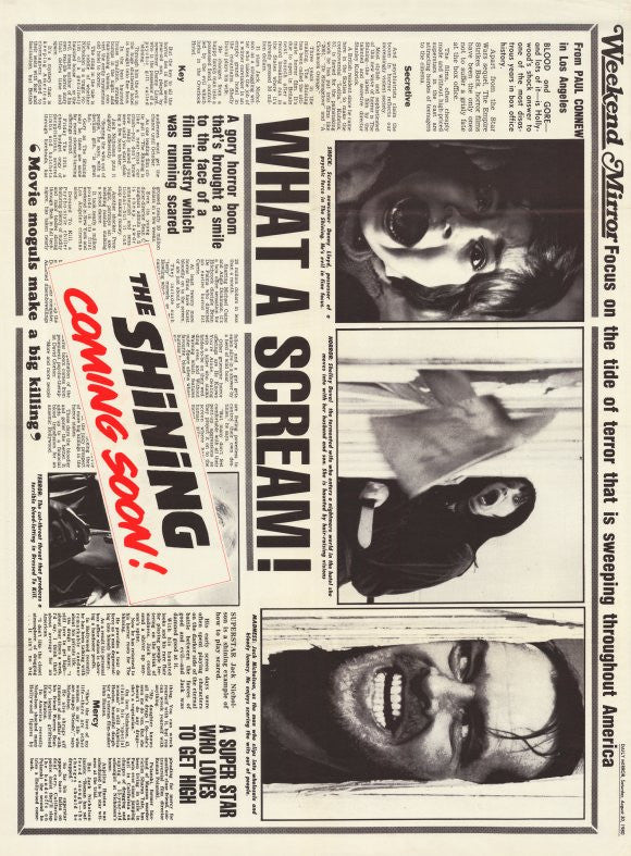 The Shining Movie Poster Print - 11x17 | Posterazzi