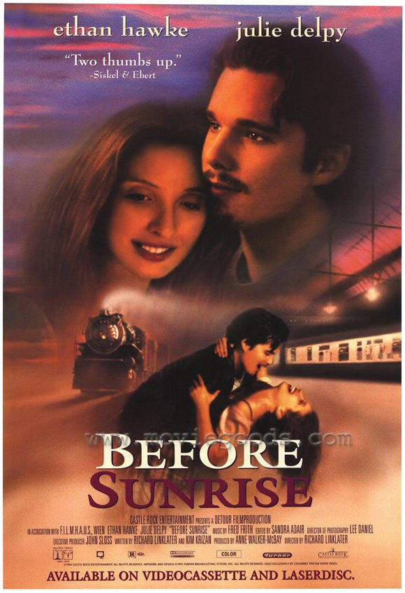 Before Sunrise Movie Poster Print (27x40) | Pop Culture Graphics