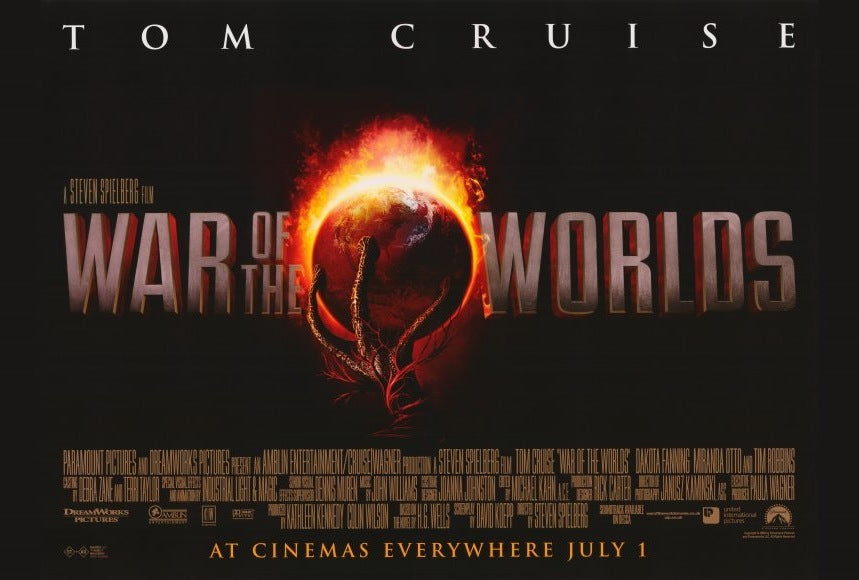 War of the Worlds Movie Poster Print featuring alien invaders