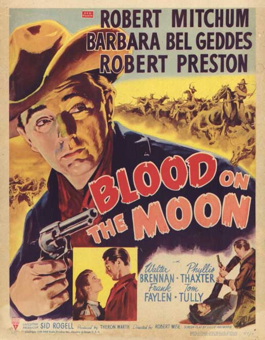 Blood on the Moon Movie Poster Print showcasing classic cinema art.