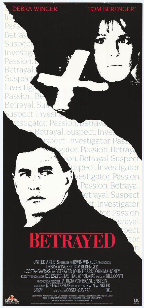Betrayed Movie Poster Print showcasing dramatic visuals