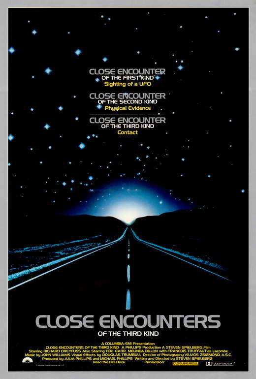 Close Encounters of the Third Kind Movie Poster Print 27x40