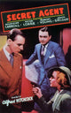 The Secret Agent Movie Poster Print showcasing espionage theme.