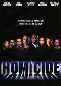 Homicide: The Movie Poster Print showcasing cinematic artwork.