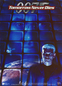 Tomorrow Never Dies Movie Poster Print featuring action and intrigue.