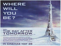 The Day After Tomorrow Movie Poster Print featuring dramatic visuals.