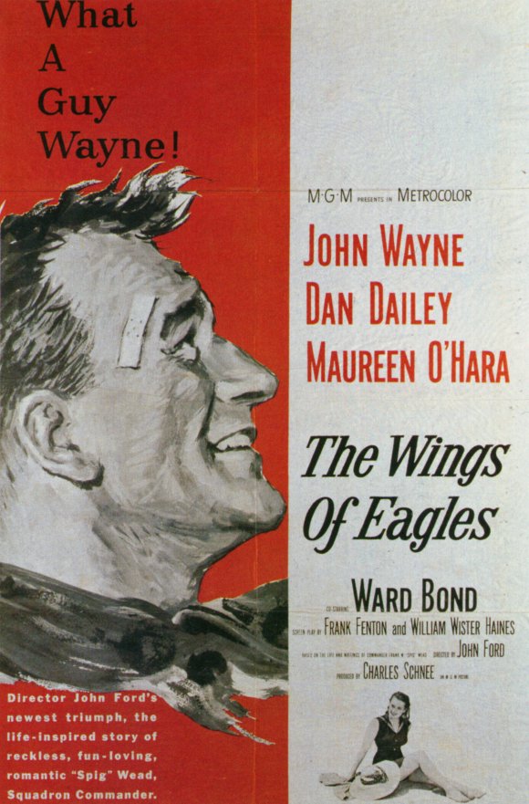 The Wings of Eagles Movie Poster Print showcasing cinematic adventure.