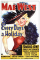 Every Day's a Holiday Movie Poster Print featuring a festive design