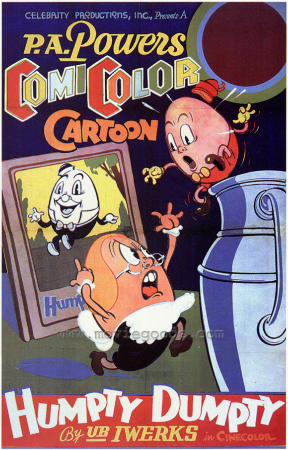 Humpty Dumpty Movie Poster Print featuring classic children's character.