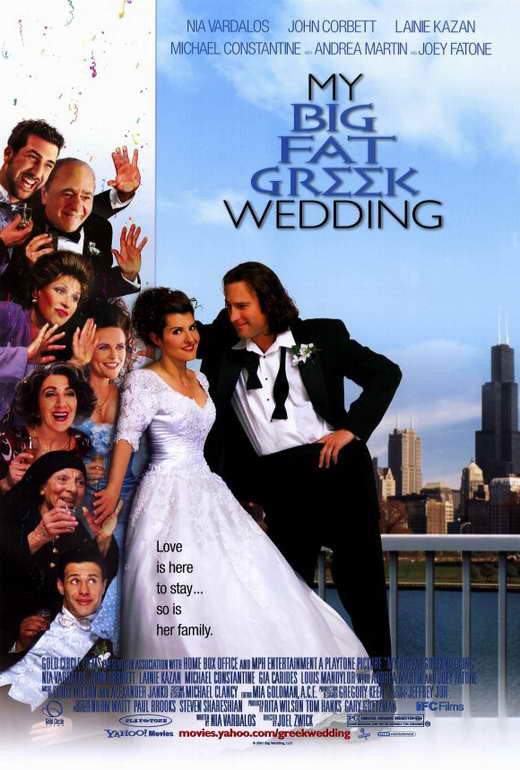 My Big Fat Greek Wedding Movie Poster Print (27x40)