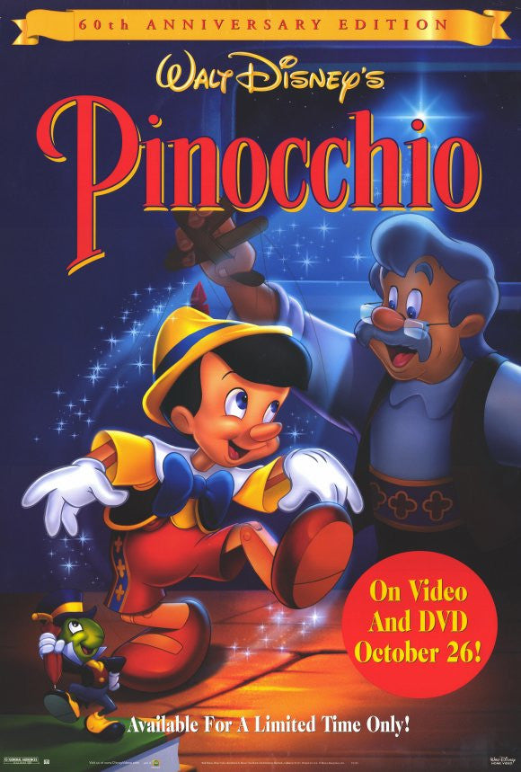 Pinocchio Movie Poster Print - 27x40 | Posterazzi