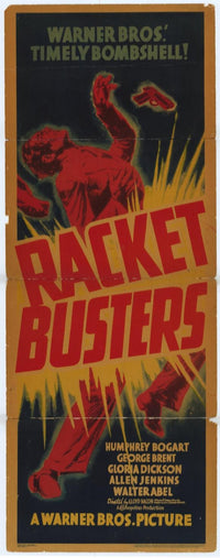 Racket Busters Movie Poster Print featuring vibrant artwork.
