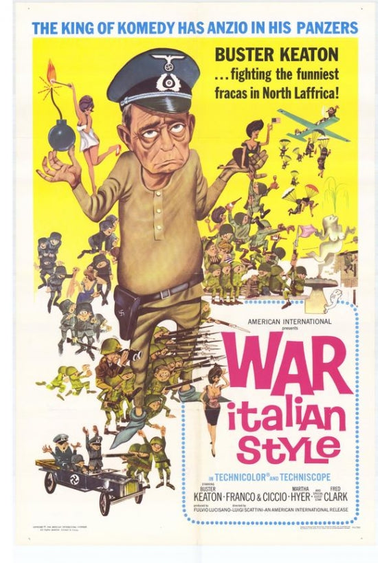 War Italian Style Movie Poster Print showcasing dramatic design.