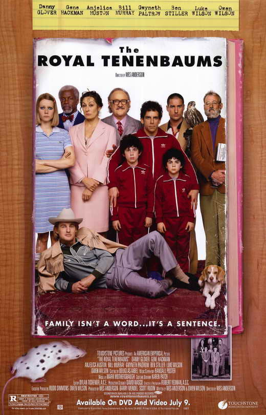 The Royal Tenenbaums Movie Poster Print 11x17