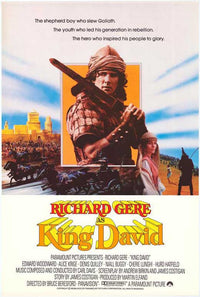 King David Movie Poster Print showcasing epic cinematic artwork.