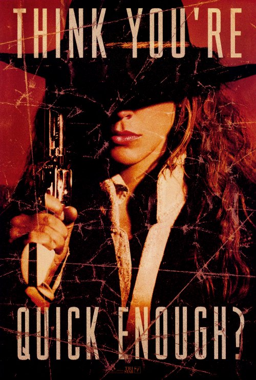 The Quick and the Dead Movie Poster Print featuring western themes.