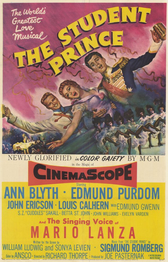 Student Prince Movie Poster Print (11x17) - Classic Film Art