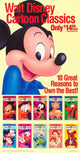 Walt Disney Cartoon Classics Movie Poster Print featuring beloved Disney characters.