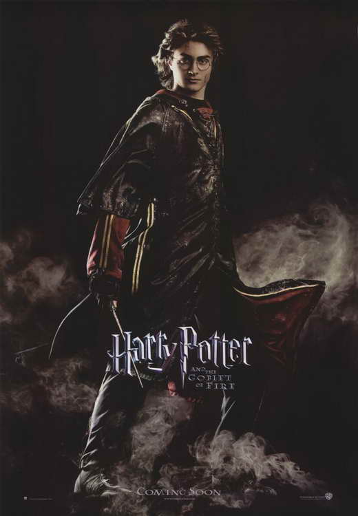 Harry Potter and the Goblet of Fire Movie Poster Print featuring vibrant colors and detailed design.