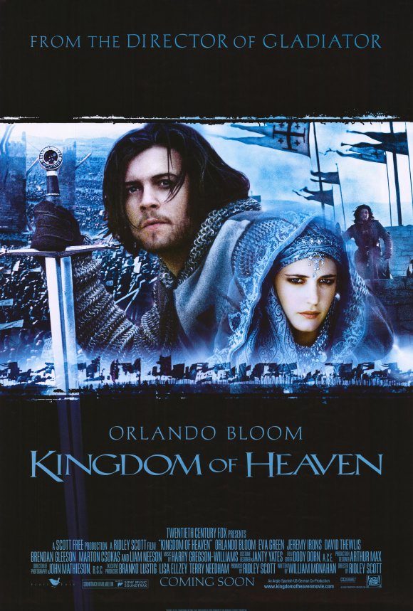 Kingdom of Heaven Movie Poster Print showcasing epic crusade imagery.