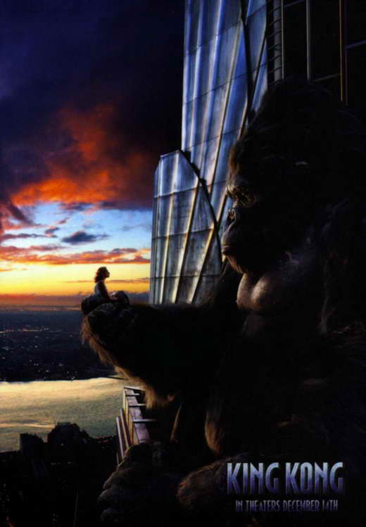 King Kong Movie Poster Print featuring iconic film imagery.