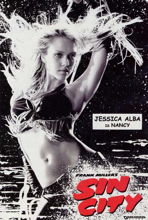 Sin City Movie Poster Print showcasing vibrant visuals.