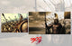 300 Movie Poster Print featuring epic battle scene