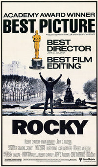 Rocky Movie Poster Print showcasing the iconic film artwork.