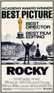 Rocky Movie Poster Print showcasing the iconic film artwork.