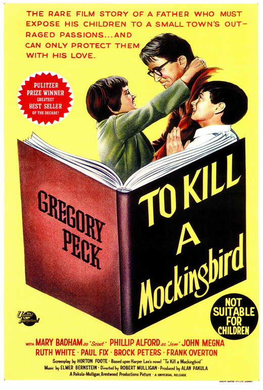 To Kill a Mockingbird Movie Poster Print featuring classic literary themes.