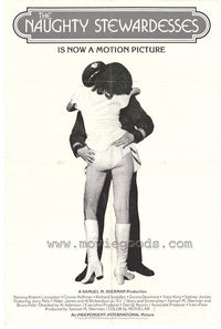 Naughty Stewardesses Movie Poster Print featuring playful imagery.