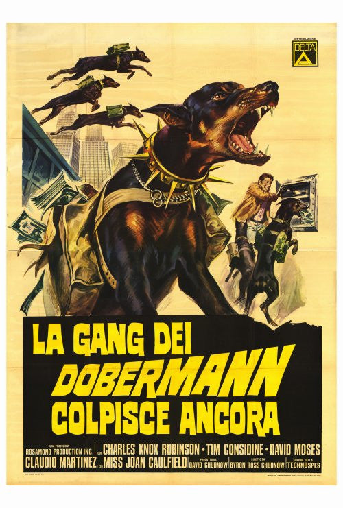 The Doberman Gang Movie Poster Print (27x40) - Pop Culture Graphics
