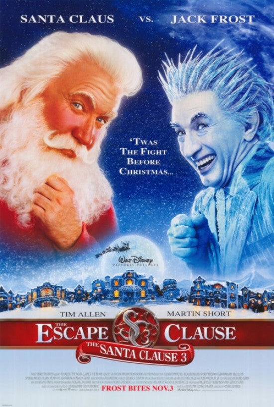 The Santa Clause 3: The Escape Clause Movie Poster Print 27x40