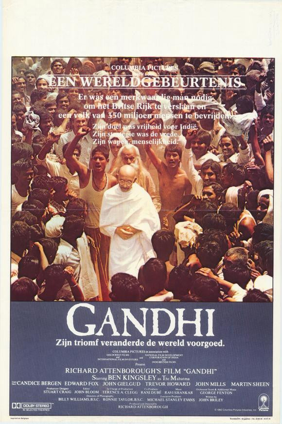 Gandhi Movie Poster Print - 11x17 | Pop Culture Graphics