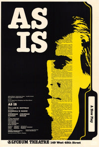 As Is Movie Poster Print showcasing Broadway art.