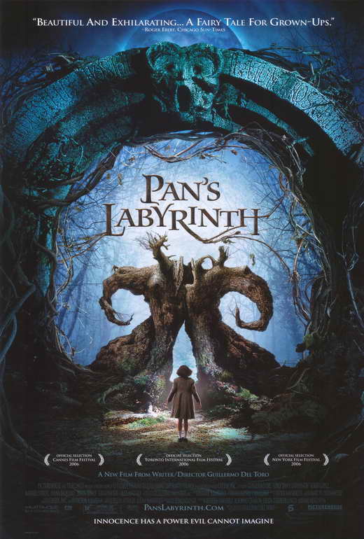 Pan's Labyrinth movie poster print featuring enchanting visuals.