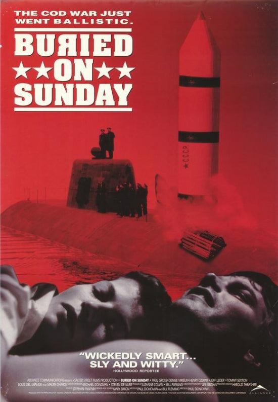 Buried on Sunday Movie Poster Print showcasing the film's unique narrative