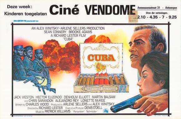 Cuba Movie Poster Print showcasing vibrant colors and classic film art.