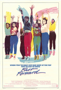 Fast Forward Movie Poster Print showcasing vibrant cinematic visuals.