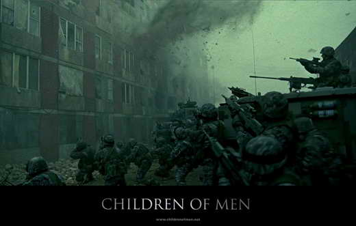 Children of Men Movie Poster Print featuring a dystopian theme.