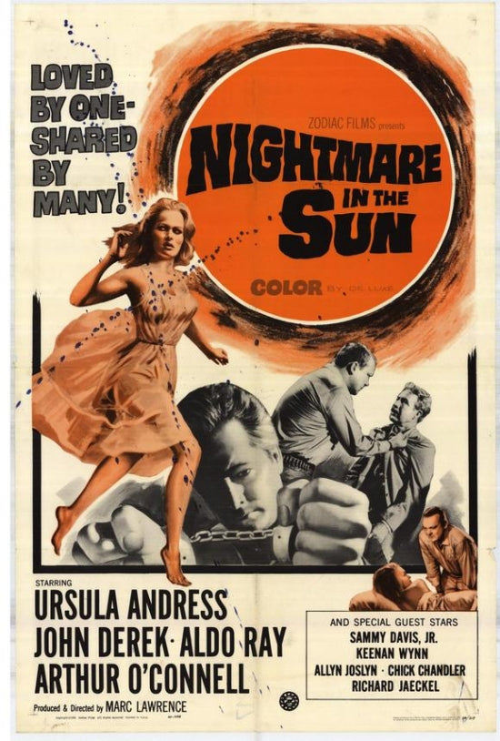 Nightmare in the Sun Movie Poster Print showcasing suspenseful imagery.