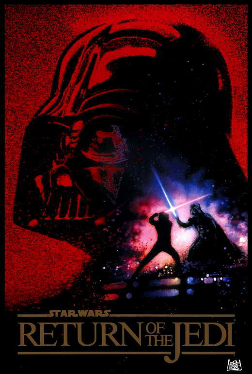 Return of the Jedi Movie Poster Print (27x40) - Classic Sci-Fi Art