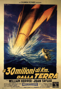 20 Million Miles to Earth Movie Poster Print featuring Ymir creature.