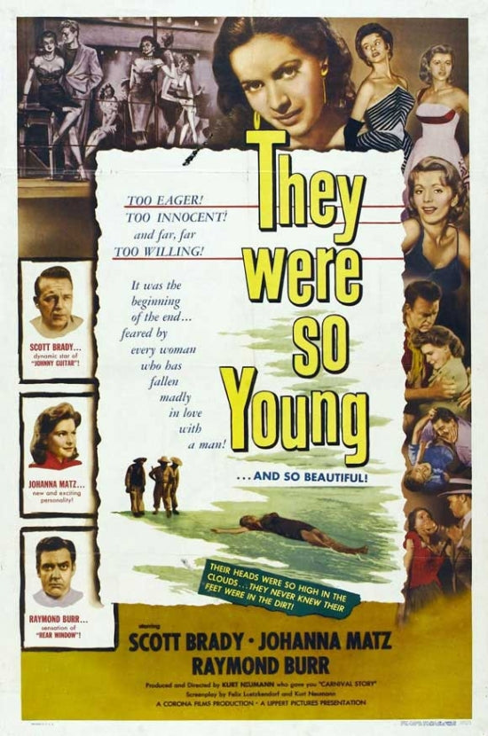 They Were So Young Movie Poster Print showcasing captivating visuals.